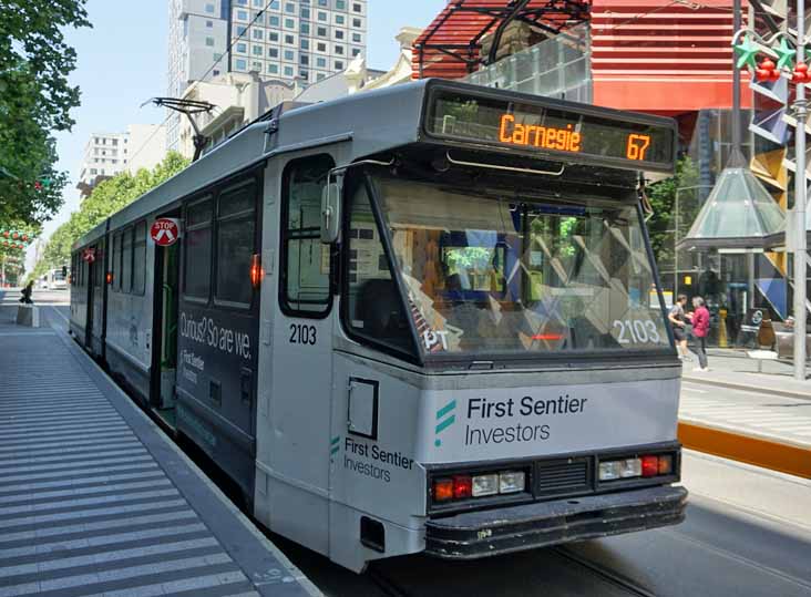 Yarra Trams Class B First Sentier 2103